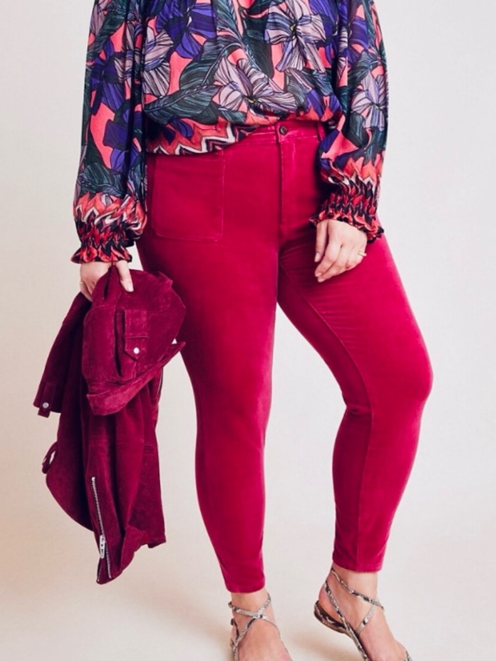 Anthropologie Pilcro High Rise Skinny Corduroy Pant